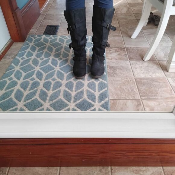 Genuine leather spring/fall thigh high boot - Picture 2 of 3